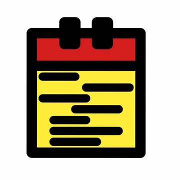 Calendar vector icon illustration.  Stock Illustration