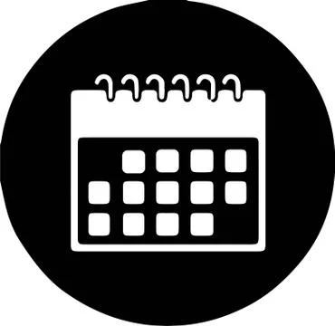Calendar vector illustration isolated on background Stock Illustration