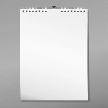 Calendar on the wall Ilustração Stock