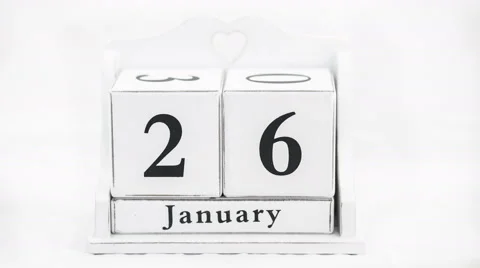 Calendar for the year Stock Footage 60250410