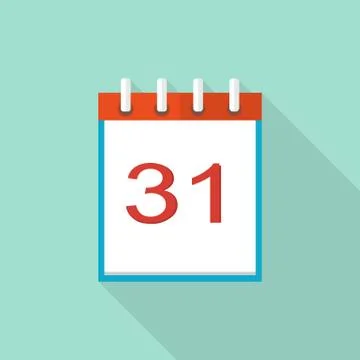 Calendar,Flat Vector Illustration Stock Illustration