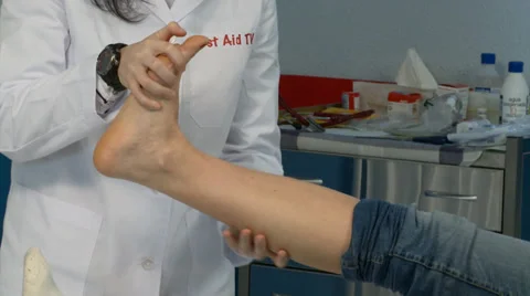 CALF CRAMP Stock Footage 35859878