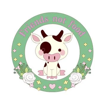 Calf Stock Illustration