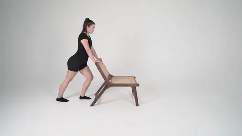 Calf stretch Stock Footage 314195040