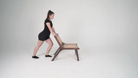 Calf stretch Stock Footage 314196246