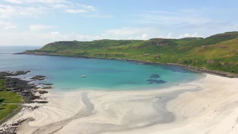 Calgary Beach, Scotland Stock Footage 246382284