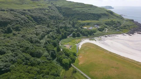 Calgary Beach, Scotland Stock Footage 246382348