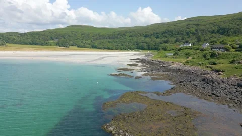 Calgary Beach, Scotland Stock Footage 246382595