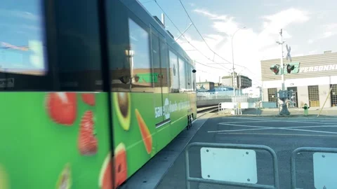 Calgary C - Train Stock Footage 222890404