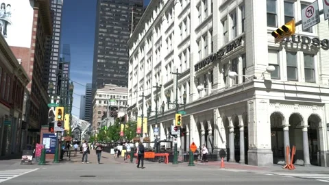 Calgary downtown MP4 01 Stock Footage 152911439