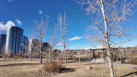 Calgary in the fall Stock Footage 328369627