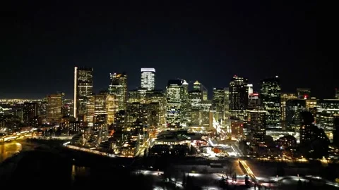 Calgary Fly 4 Stock Footage 235649348