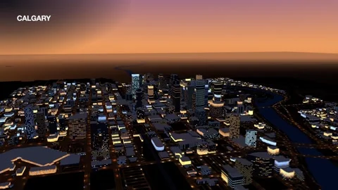 Calgary Stock Footage 342244317