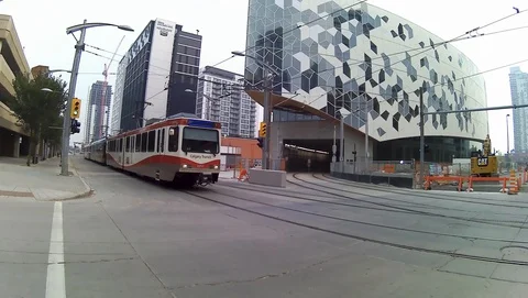Calgary Light Rail Transit Stock Footage 94874640
