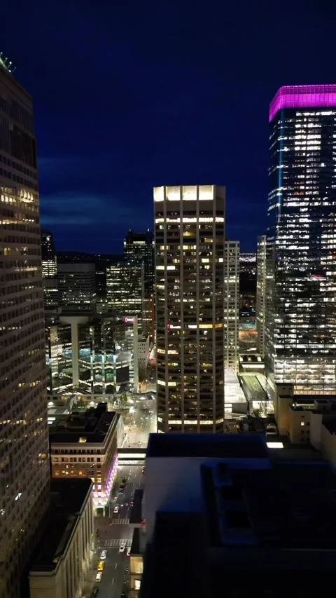 Calgary at night Stock Footage 315781008