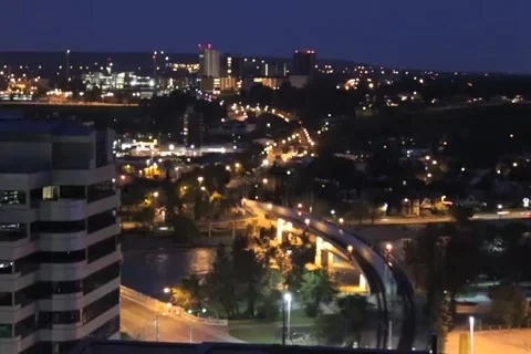Calgary Night Timelapse 動画素材 1128908