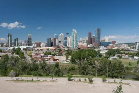 Calgary Skyline. Stock Photos