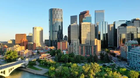 Calgary (Sunset-2) Stock Photos