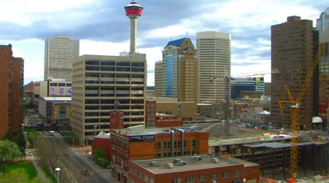 Calgary Time lapse Stock Footage 41775843