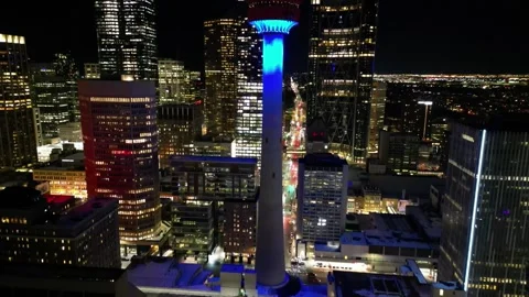 Calgary Tower Stock Footage 229674629