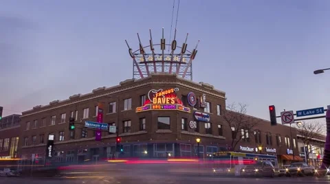 Calhoun Square at Dusk Stock Footage 56711846