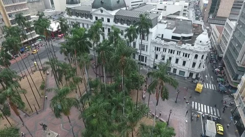 Cali main Square 2 Video stock 70332912