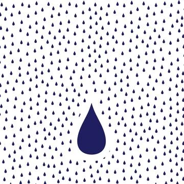 Cali of rain Stock Illustration