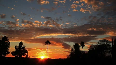 Cali Sunrise Timelapse Stock Footage 41871810