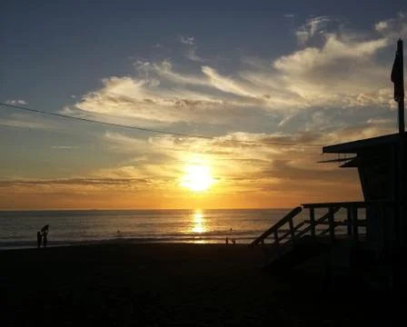 Cali Sunset Stock Photos