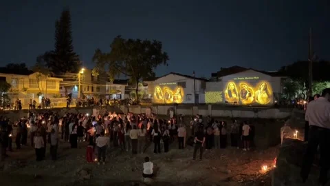 Cali unites in remembrance of earthquake victims, Cali, CO - 05 Sep 2026 Stock Footage 344720401