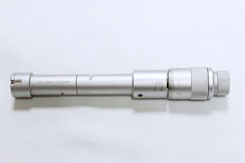 Calibration Bore micrometer. Device for accurate measurement of hole diameter Stock Photos