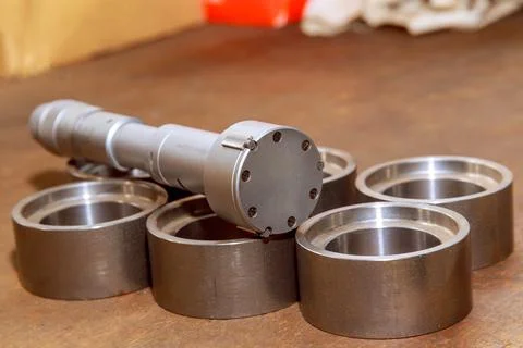 Calibration Bore micrometer. Device for accurate measurement of hole diameter Stock Photos