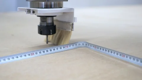 Calibration of the robotic drill. Stock Footage 93136680