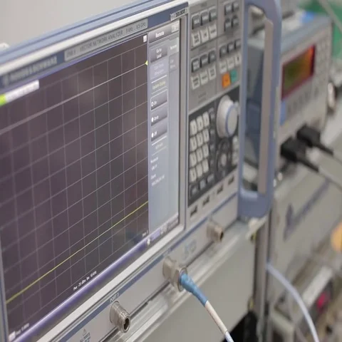 Calibration testing electronic lab Stock-Footage 69614042