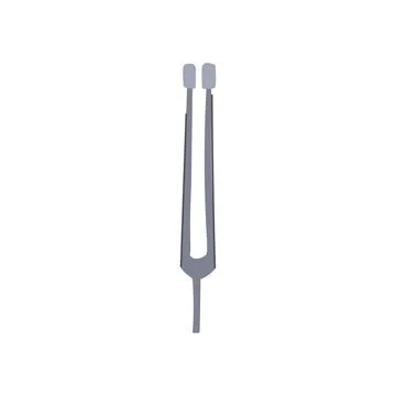 Calibration tuning fork cartoon vector illustration Stock Illustration