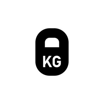Calibration weight stone icon. Simple style poster background symbol. Calib.. Stock Illustration