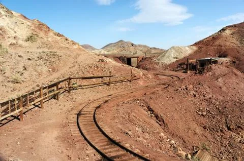 Calico ghost town Stock Photos