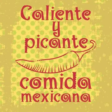 Caliente y picante Stock Illustration