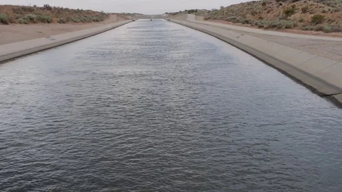 The California aqueduct Stock Footage 79272978
