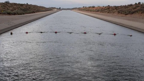 The California aqueduct Stock Footage 79274143