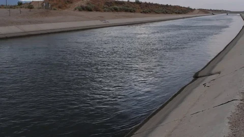 The California aqueduct Stock Footage 79277023