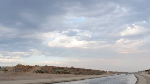 The California aqueduct Stock Footage 79278456