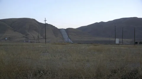 California Aqueduct Stock Footage 309676497