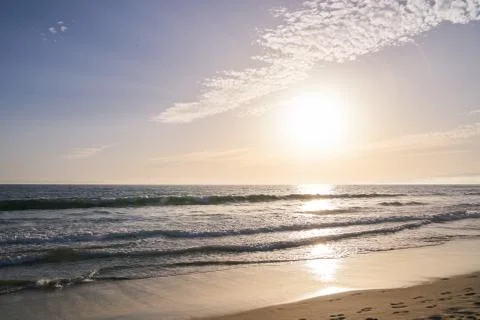 California Beach 库存照片