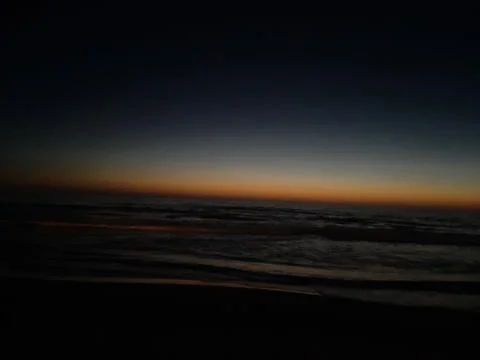 California Beach Sunset Foto stock