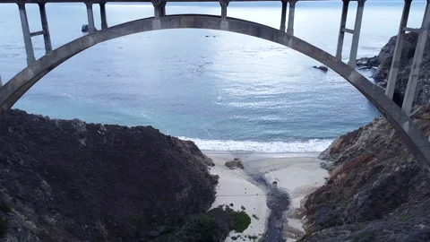 California Bixby Bridge 2 Video stock 217815912
