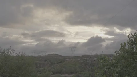 California Cloudy Sunset Stock Footage 240367455