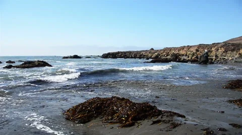 California Coast Line Stock Footage 31865829