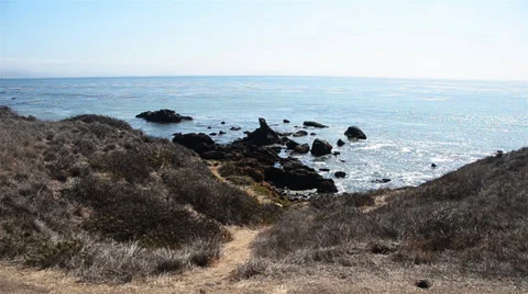 California Coast Line Stock Footage 31866845