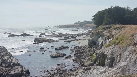 California Coastline Stockbeeldmateriaal 85456791